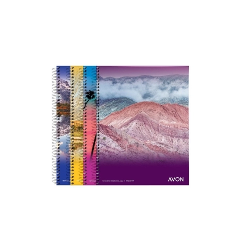 CUADERNO AVON CON ESPIRAL x84h.