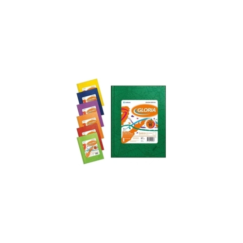 CUADERNO GLORIA FORRADO x84h. RAYADO TAPA DURA