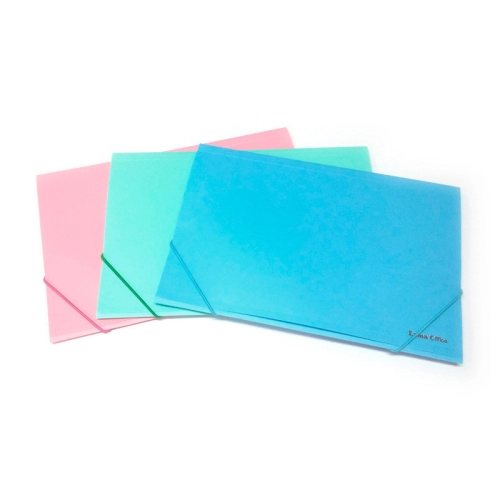 CARPETA LAMA POLIPROPILENO 3 SOLAPAS CON ELASTICO A4