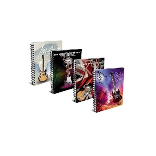 CUADERNO ARTE MUSIC CON ESPIRAL x 80 CUADRICULADO