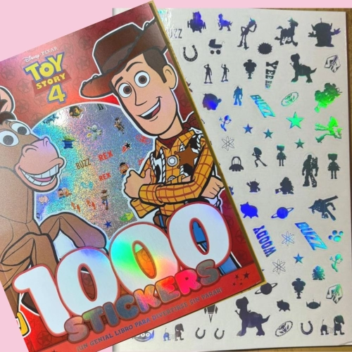 1000 STICKERS TOY STORY + DIBUJOS PARA COLOREAR 