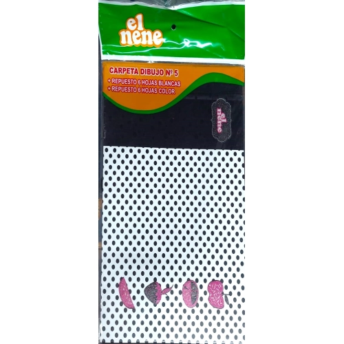 CARPETA N*5 EL NENE BLANCO x6h. COLOR