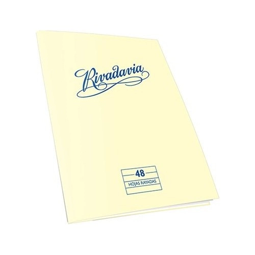 CUADERNO RIVADAVIA x48h. RAYADO TAPA FLEXIBLE