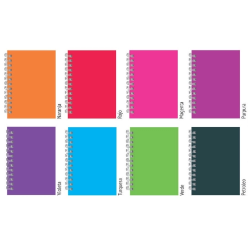 CUADERNO BE POSITIVE A4 (21 x 29.7) TAPA DURA x100h. RAYADO INTENSO