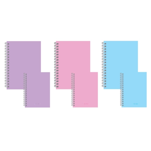 CUADERNO BE POSITIVE A4 (21 x 29.7) TAPA DURA x100h. RAYADO PASTEL