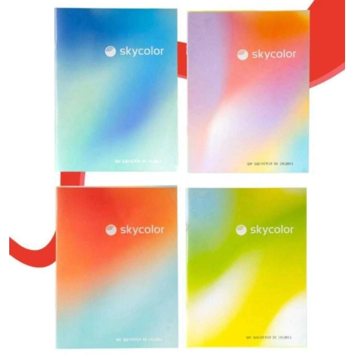 CUADERNO SKYCOLOR TAPA FLEXIBLE X48 HJS 57 GRAMOS