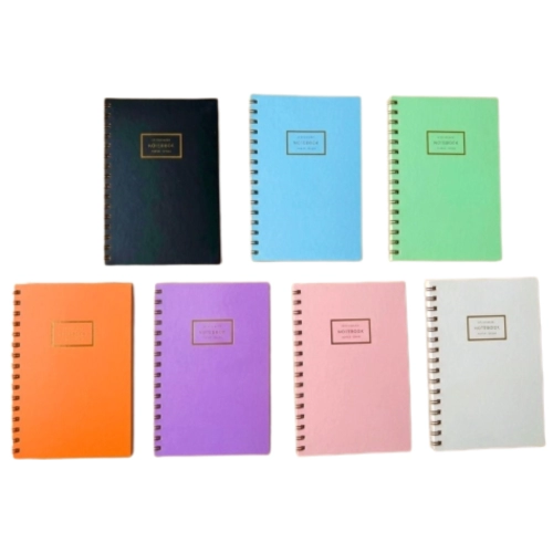 CUADERNO DECORLINE A5 TAPA SEMI RÍGIDA X80 HJS LISO