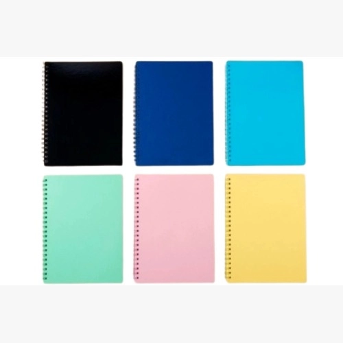 CUADERNO DECORLINE A4 TAPA PLÁSTICA X100 HJS CUADRICULADO